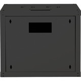 Digitus Boîtier mural 19" 9U, Armoire informatique Noir