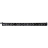 Digitus DN-95405 Noir/en aluminium, 12x prises