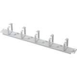 Digitus Panneau de brassage pour armoires réseau et serveur 1U, Guide-câble Gris