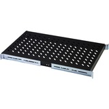 Digitus Tablette coulissante pour armoires de 483 mm (19"), Étagère Noir