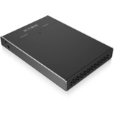 ICY BOX IB-2812CL-U3, Boîtier disque dur Noir, Clé B