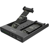 ICY BOX IB-2812CL-U3, Boîtier disque dur Noir, Clé B