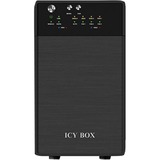 ICY BOX IB-RD3620SU3, Boîtier disque dur Noir