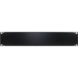 Inter-Tech Plaque de recouvrement IPC 19, Finition Noir, 2U, vissé