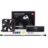 Noctua NF-A9 PWM chromax.noir, Ventilateur de boîtier Noir, Connecteur PWM à 4 broches pour le ventilateur