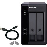 QNAP TR-002 Boîtier d'extension, Boîtier disque dur Noir