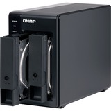 QNAP TR-002 Boîtier d'extension, Boîtier disque dur Noir