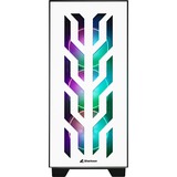 Sharkoon ELITE SHARK CA300T boîtier big tower Blanc | 2x USB-A | 1x USB-C | RGB | Window