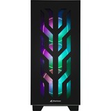 Sharkoon ELITE SHARK CA300T boîtier big tower Noir | 2x USB-A | 1x USB-C | RGB | Window