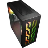 Sharkoon ELITE SHARK CA300T boîtier big tower Noir | 2x USB-A | 1x USB-C | RGB | Window