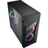 Sharkoon NIGHT SHARK RGB boîtier midi tower Noir | 4x USB-A | RGB | Window