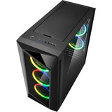 Sharkoon REV200 boîtier midi tower Noir | 4x USB-A | RGB | Window