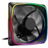 Sharkoon RGB SHARK Lights ventilateur de boîtier Noir, 120 x 120 x 25 mm