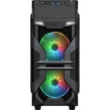 Sharkoon VG7-W RGB boîtier midi tower Noir | 2x USB-A | RGB | Window