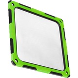 SilverStone FF124-E Autres, Filtre à poussière Noir/Vert, Autres, Synthétique ABS, Noir, Vert, 120 mm, 120 mm, 5 mm