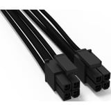 be quiet! Power cable CC-4420, Câble Noir, 0,45 mètres, 1x P4 + 4