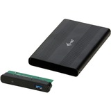 i-tec MySafe Advance AluBasic 2,5" USB 3.0, Boîtier disque dur Noir