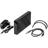 i-tec MySafe Advance Noir 3,5" USB 3.0, Boîtier disque dur Noir