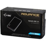 i-tec MySafe Advance Noir 3,5" USB 3.0, Boîtier disque dur Noir