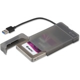 i-tec MySafe USB 3.0 Easy, Boîtier disque dur Noir/transparent
