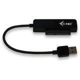 i-tec MySafe USB 3.0 Easy, Boîtier disque dur Noir/transparent