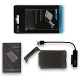 i-tec MySafe USB 3.0 Easy, Boîtier disque dur Noir/transparent