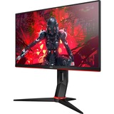 AOC 24G2ZU/BK 24" Moniteur gaming  Noir/Rouge, 60,5 cm (23.8"), 1920 x 1080 pixels, Full HD, LED, 0,5 ms, Noir, Rouge