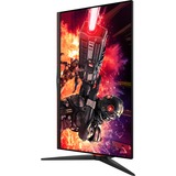 AOC 24G2ZU/BK 24" Moniteur gaming  Noir/Rouge, 60,5 cm (23.8"), 1920 x 1080 pixels, Full HD, LED, 0,5 ms, Noir, Rouge