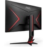 AOC 24G2ZU/BK 24" Moniteur gaming  Noir/Rouge, 60,5 cm (23.8"), 1920 x 1080 pixels, Full HD, LED, 0,5 ms, Noir, Rouge