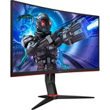 AOC C27G2ZE/BK 27" Moniteur gaming incurvé  Noir/Rouge, 2x HDMI, DisplayPort, 240 Hz