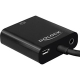 DeLOCK Micro-HDMI > VGA, Adaptateur Noir, 0,17 mètres