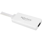 DeLOCK VGA + Audio > HDMI, Adaptateur Blanc, 0,25 mètres