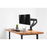 Digitus Bras universel à double écran, Support de moniteur Noir