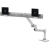 Ergotron LX Desk Dual Direct, Support de moniteur Blanc