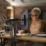 Ergotron LX Desk, Support de moniteur Noir