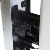 Ergotron Zip12 Charging Wall Mount Storage Cabinet, Station de recharge Noir/Argent