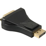 goobay Adaptateur DisplayPort > DVI-I Noir, DisplayPort, DVI-D, Noir, En vrac