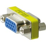 goobay Coupleur VGA > VGA, Adaptateur Argent, 15 pin HD, 15 pin HD