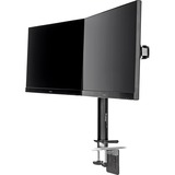 iiyama Bras de support de bureau double DS1002C-B1, Support de moniteur Noir