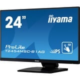 iiyama ProLite T2454MSC-B1AG 23.8" Moniteur tactile  Noir, 60,5 cm (23.8"), 1920 x 1080 pixels, Full HD, LED, 4 ms, Noir