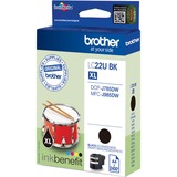 Brother Cartouche d'encre noire LC-22UBK d'origine Noir