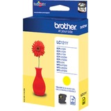Brother Encre - LC-121Y Jaune, Jaune 