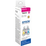 Epson 664 Ecotank Magenta ink bottle, Encre Magenta, Epson, EcoTank L555 EcoTank L355 EcoTank ET-4550 EcoTank ET-4500 EcoTank ET-3600 EcoTank ET-2650 EcoTank..., Gris, 70 ml, Indonésie