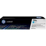 HP 126A, Toner Turquoise, CE311A, Cyan, Vente au détail