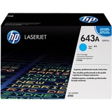 HP Cartouche de toner LaserJet cyan 643A (Q5951A) Turquoise, Cyan, Vente au détail