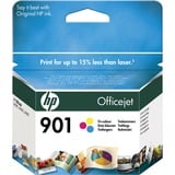 HP Nr. 901, Encre CC656AE, 3 couleurs (Cyan, Magenta, Jaune), Vente au détail