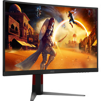 AOC C27G4Z2 27" Moniteur gaming incurvé  Noir/Rouge, HDMI, DisplayPort, 260 Hz OC
