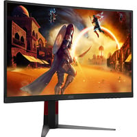 AOC  27" Moniteur gaming incurvé  Noir/Rouge