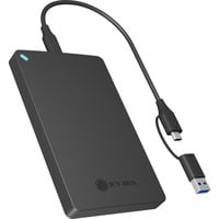 ICY BOX IB-201T-CU31, Boîtier disque dur Noir