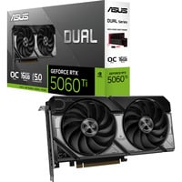ASUS DUAL GeForce RTX 5060 Ti OC 16G, Carte graphique 3x DisplayPort, 1x HDMI